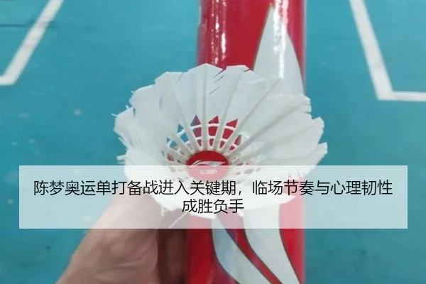 陈梦奥运单打备战进入关键期，临场节奏与心理韧性成胜负手 - maiqiuzhan